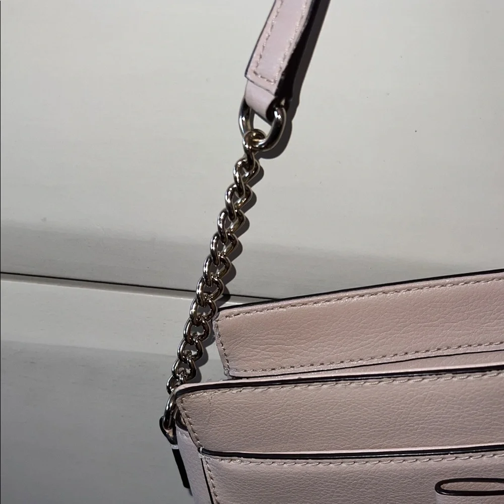 Kate Spade Light Pink Crossbody Bag with Chain Strap